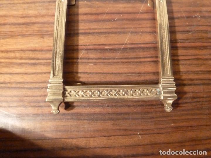 Antig&uuml;edades: MARCO DE BRONCE PARA SACRAS NEOGOTICO - Foto 4