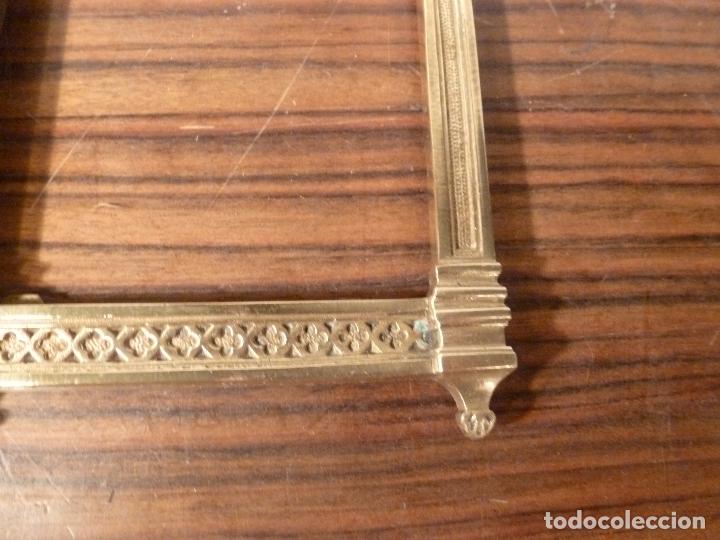 Antig&uuml;edades: MARCO DE BRONCE PARA SACRAS NEOGOTICO - Foto 9