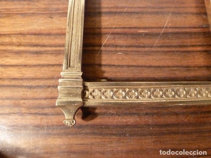 Antig&uuml;edades: MARCO DE BRONCE PARA SACRAS NEOGOTICO - Foto 10
