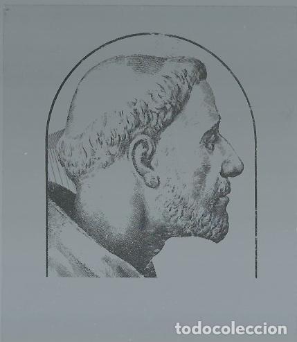 Antig&uuml;edades: VE15 - GRABADO ANTIGUO SOBRE CRISTAL - de un - FRAILE o SANTO - LO DESCONOZCO