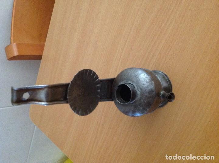 Antig&uuml;edades: QUINQUE O CANDIL ANTIGUO. - Foto 2