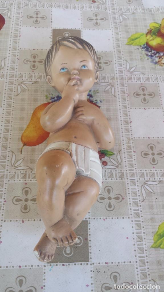 Antig&uuml;edades: ni&ntilde;o jesus de escayola - Foto 1
