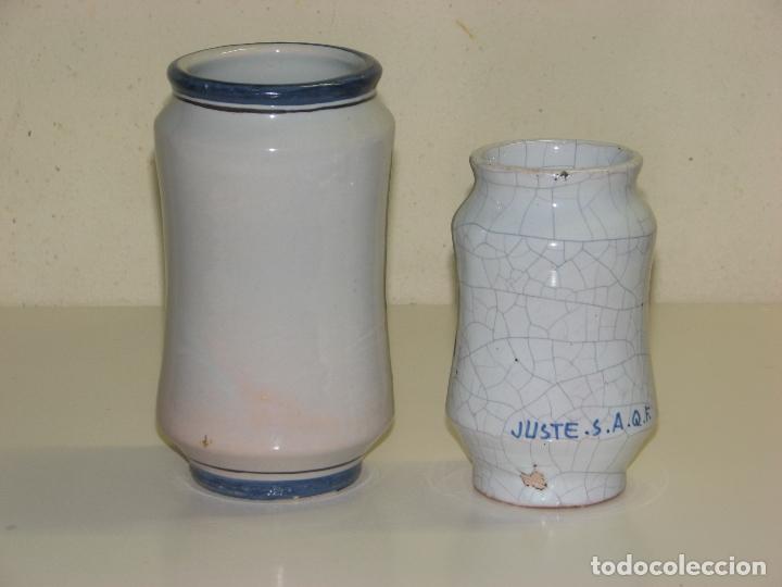 Antig&uuml;edades: LOTE DE DOS ALBARELOS DE TALAVERA - Foto 5