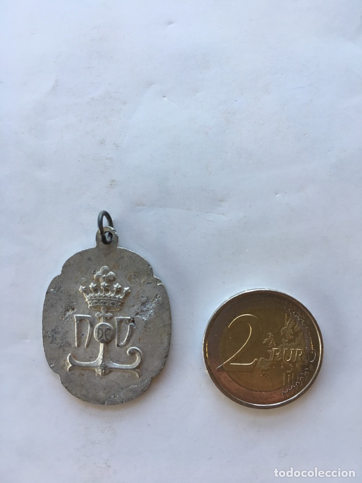 Antig&uuml;edades: Medalla Mariana 1858/1908 (h.1940?) - Foto 2