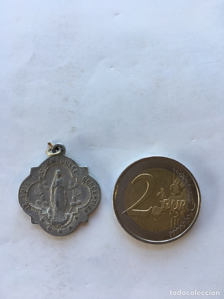 Antig&uuml;edades: Medalla francesa. &rdquo;Je Suis LInmaculee Conception&rdquo; (h.1940) - Foto 1