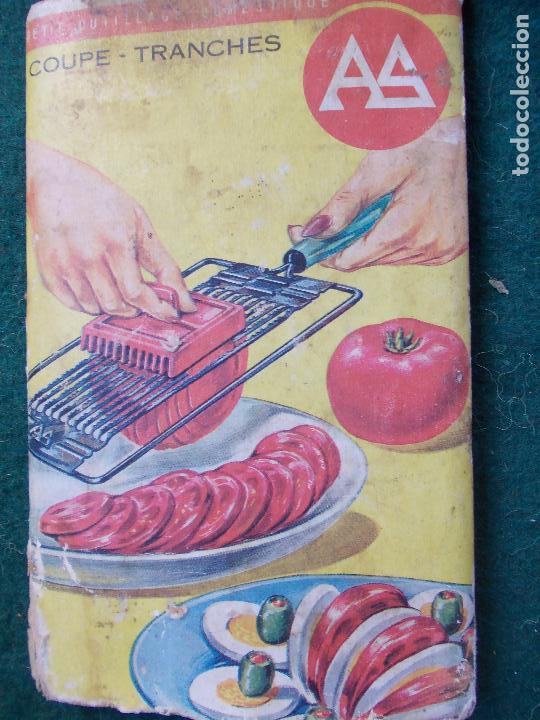 Antig&uuml;edades: Cortador antiguo con publicidad - Foto 2