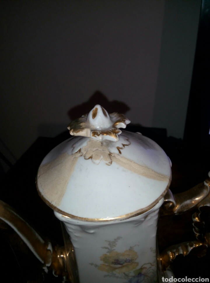 Antig&uuml;edades: Cafetera porcelana - Foto 3