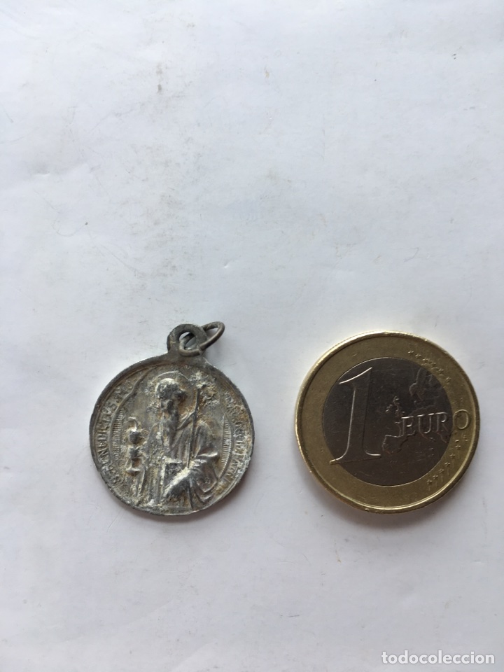 Antig&uuml;edades: Medalla &rdquo; San Benedicto &rdquo; (h.1940?) - Foto 1