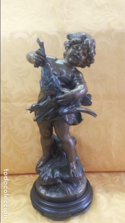 Antig&uuml;edades: NI&Ntilde;O  CON  PATO - Foto 1