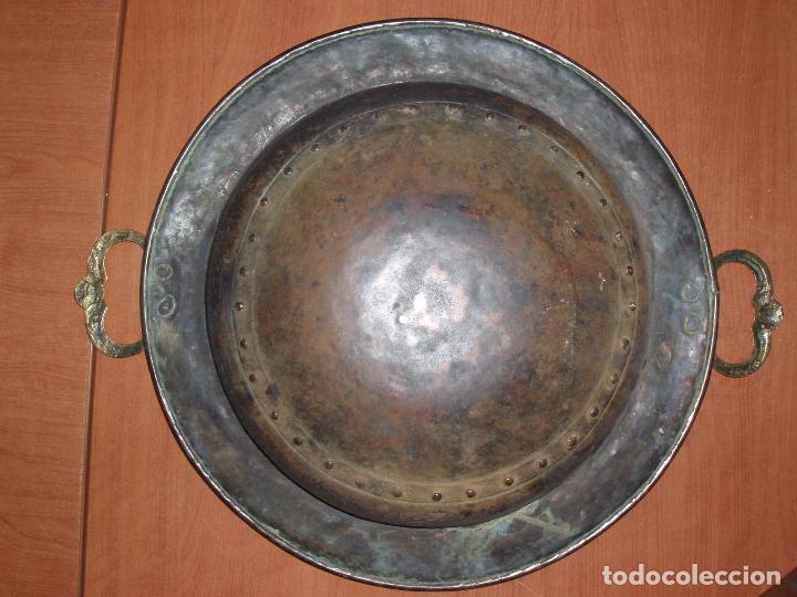 Antig&uuml;edades: ANTIGUO BRASERO DE COBRE - Foto 3