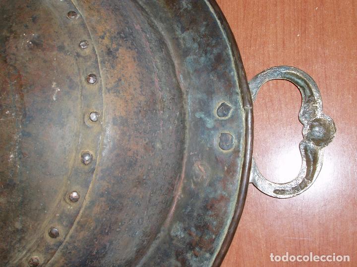 Antig&uuml;edades: ANTIGUO BRASERO DE COBRE - Foto 5