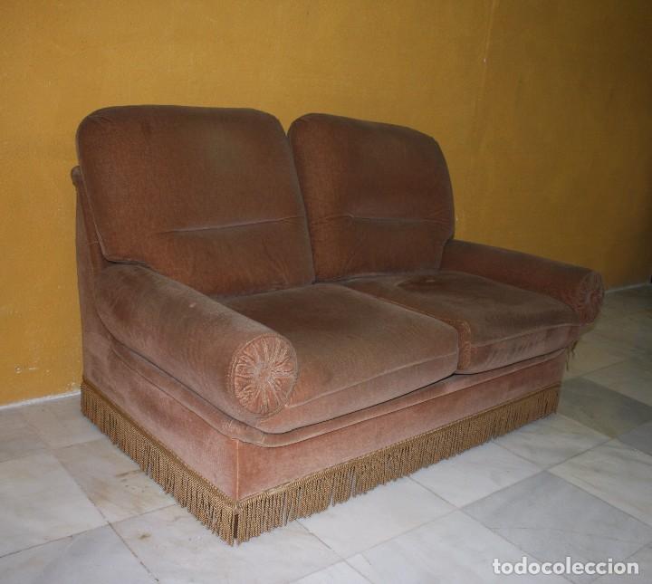 Antig&uuml;edades: Sof&aacute; cama terciopelo. Ref. 6037 - Foto 2
