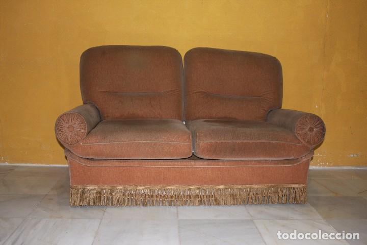 Antig&uuml;edades: Sof&aacute; cama terciopelo. Ref. 6037 - Foto 3