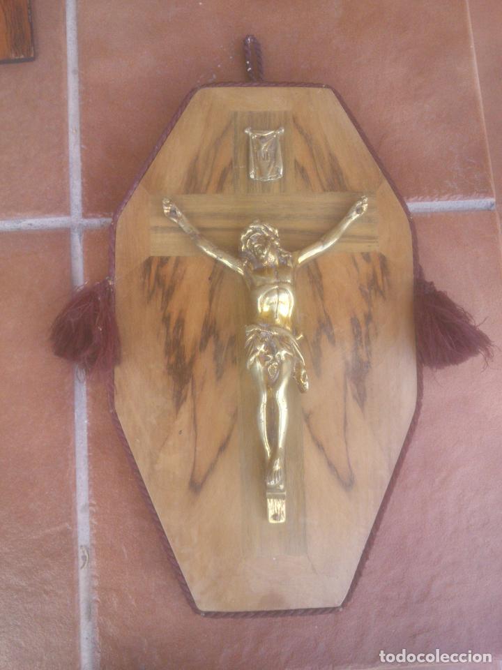 Antig&uuml;edades: INRI SOBRE TABLA A&Ntilde;OS;40 - Foto 1