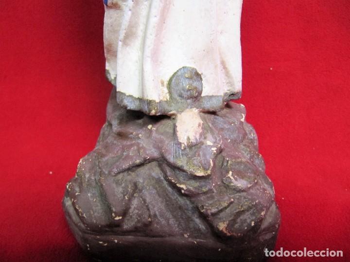 Antig&uuml;edades: IMAGEN PRECIOSA VIRGEN DE 34CM - Foto 3
