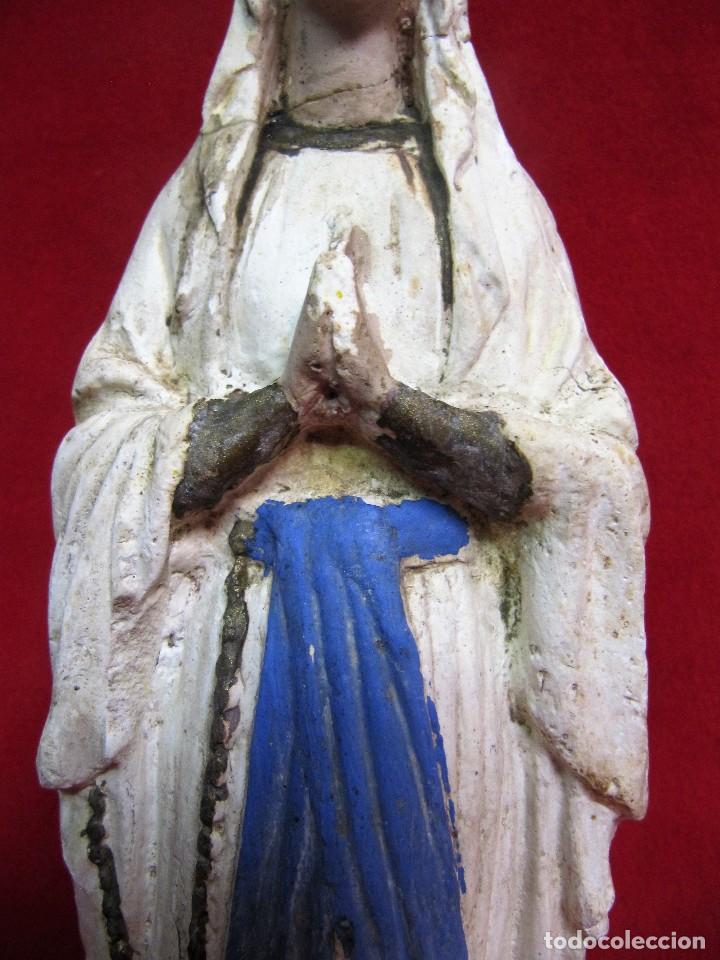 Antig&uuml;edades: IMAGEN PRECIOSA VIRGEN DE 34CM - Foto 4
