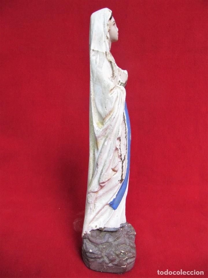 Antig&uuml;edades: IMAGEN PRECIOSA VIRGEN DE 34CM - Foto 7