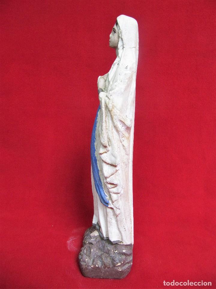Antig&uuml;edades: IMAGEN PRECIOSA VIRGEN DE 34CM - Foto 8