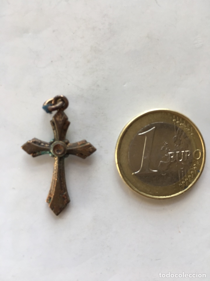 Antig&uuml;edades: Cruz en Metal (h.1940?) - Foto 1