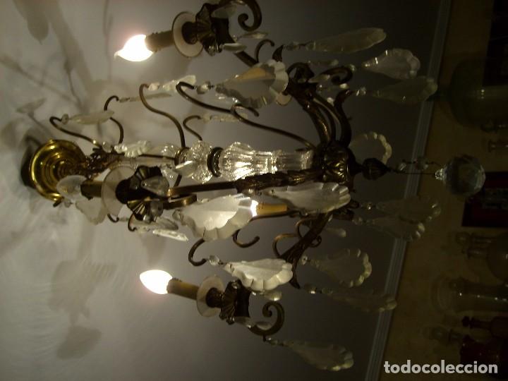 Antig&uuml;edades: Lampara bronce - Foto 3