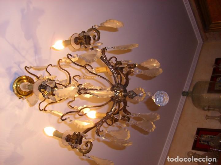 Antig&uuml;edades: Lampara bronce - Foto 4