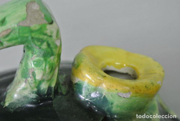 Antig&uuml;edades: Cantaro, botijo. Cer&aacute;mica de Manises - Foto 2