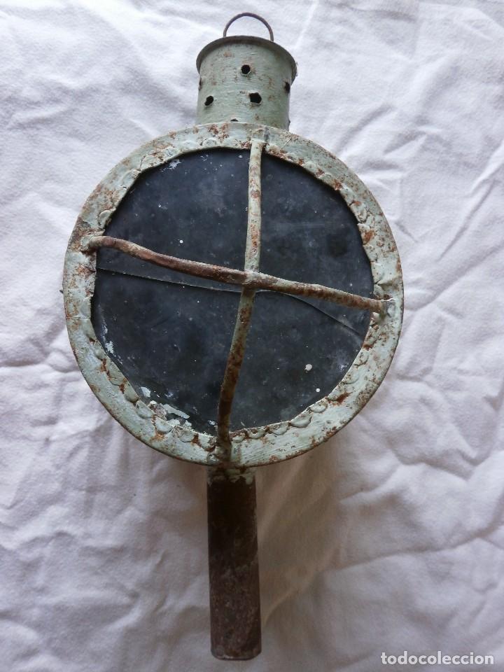 Antig&uuml;edades: ANTIGUO FAROL DE CARRUAJE - Foto 1