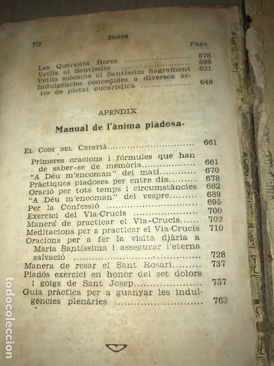 Antig&uuml;edades: DEVOCIONARI EUCAR&Iacute;STIC - A&Ntilde;O 1936 - Foto 12
