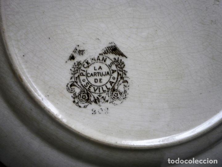 Antig&uuml;edades: Plato de La Cartuja- Pickman. - Foto 3