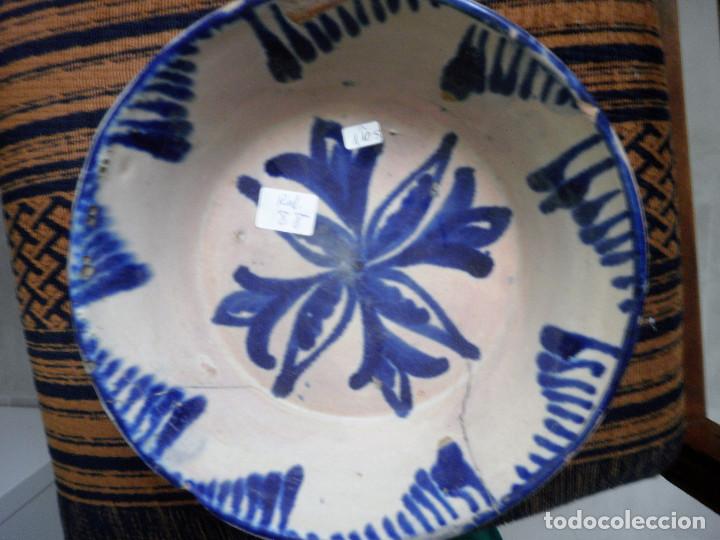 Antigüedades: Fuente de cerámica andaluza. Fajalauza. - Foto 3 - 86631984