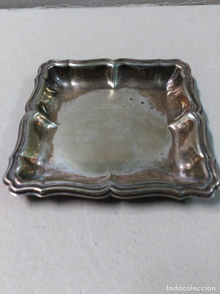 Antig&uuml;edades: BANDEJA DE METAL PLATEADO - Foto 2