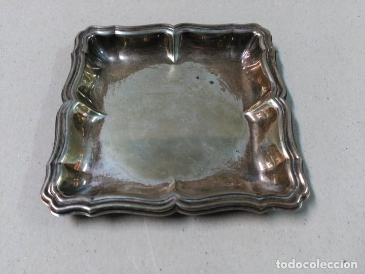 Antig&uuml;edades: BANDEJA DE METAL PLATEADO - Foto 3