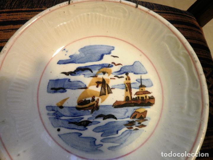 Antig&uuml;edades: Plato de cer&aacute;mica. - Foto 1