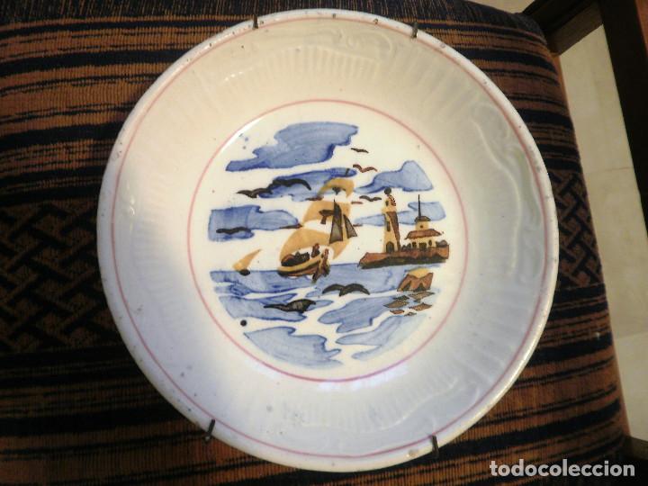 Antig&uuml;edades: Plato de cer&aacute;mica. - Foto 2