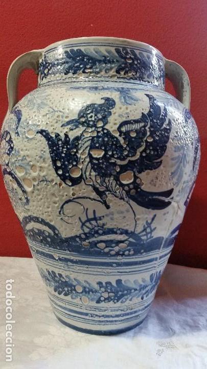 Antig&uuml;edades: Orza o tinaja de Talavera - Foto 2