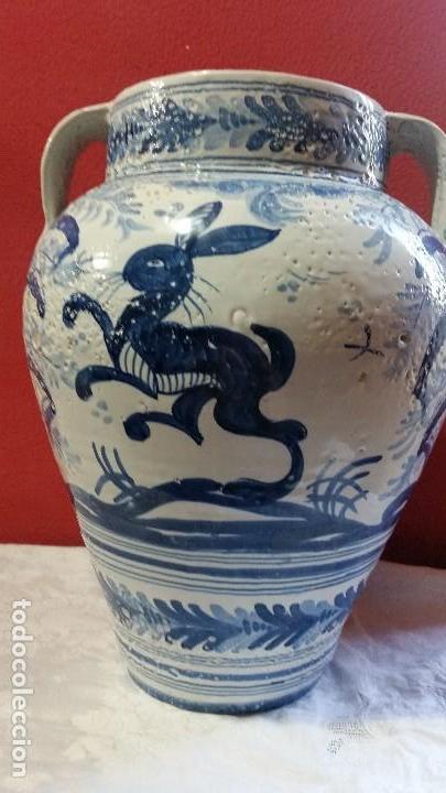 Antig&uuml;edades: Orza o tinaja de Talavera - Foto 1