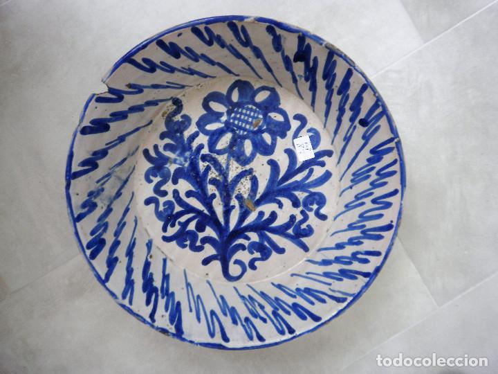 Antigüedades: Fuente de cerámica andaluza. Fajalauza. - Foto 5 - 86903648