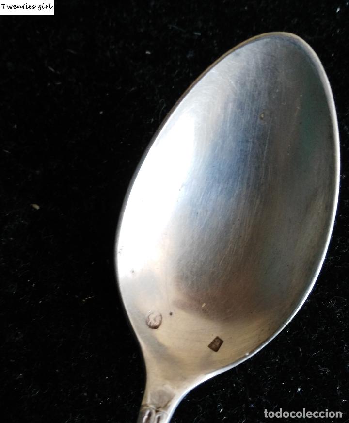 Antig&uuml;edades: Pareja de cucharillas francesas - Foto 3