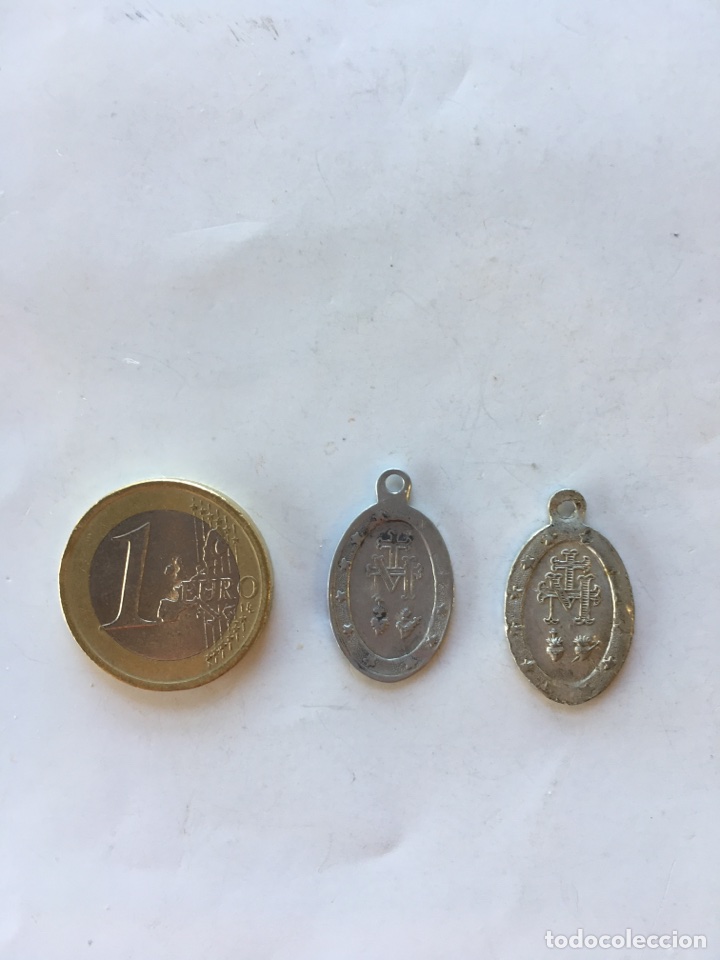 Antig&uuml;edades: Medalla &rdquo;Virgen Mar&iacute;a&rdquo; (h.1940?) - Foto 2