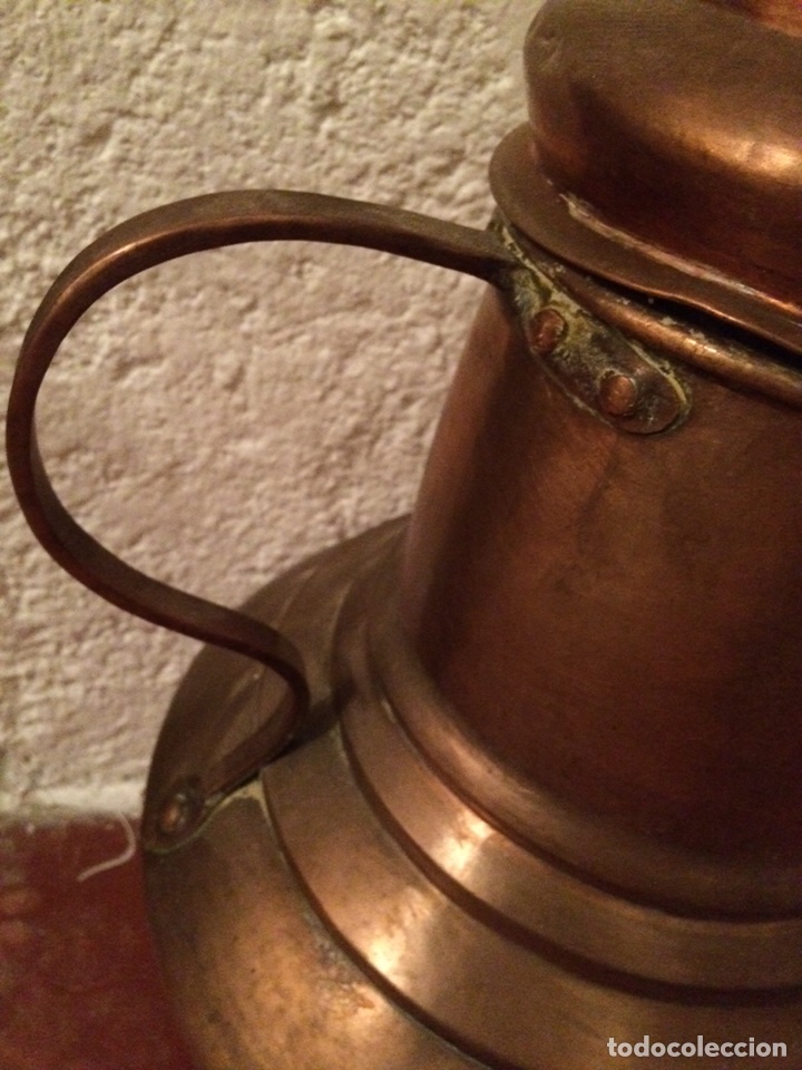 Antig&uuml;edades: Gran jarra en bronce y cobre - Foto 2