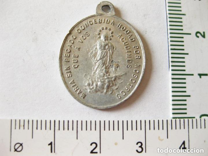 Antig&uuml;edades: Medalla del Sagrado Coraz&oacute;n de Jes&uacute;s. - Foto 2
