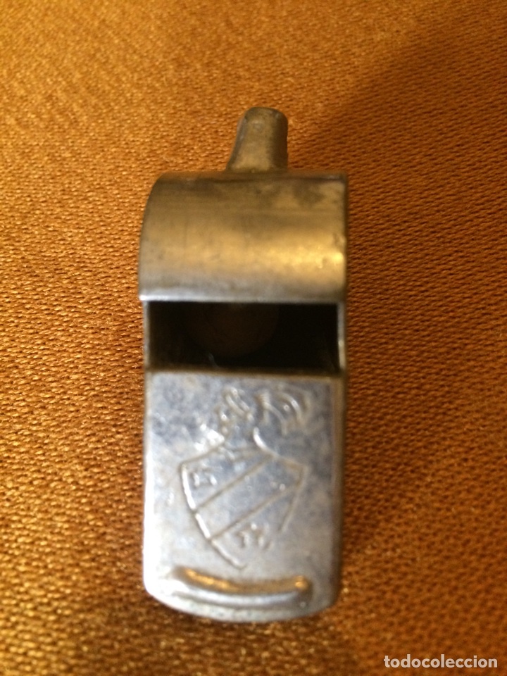 Antig&uuml;edades: Silbato de metal (leer condiciones de venta). - Foto 2