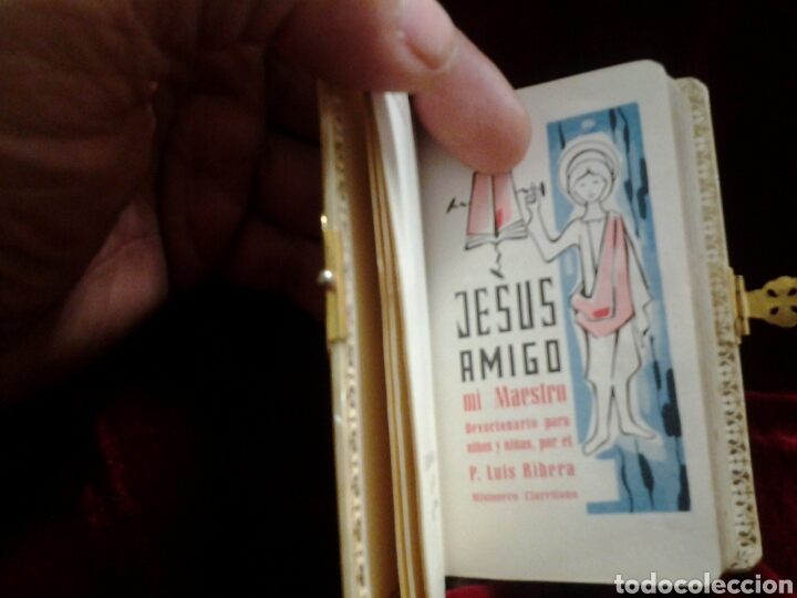Antig&uuml;edades: Devocionario  de nacar antiguo - Foto 3
