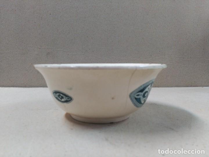 Antig&uuml;edades: CUENCO EN PORCELANA FRANCESA MEDAILLON LONGCHAMP - Foto 3