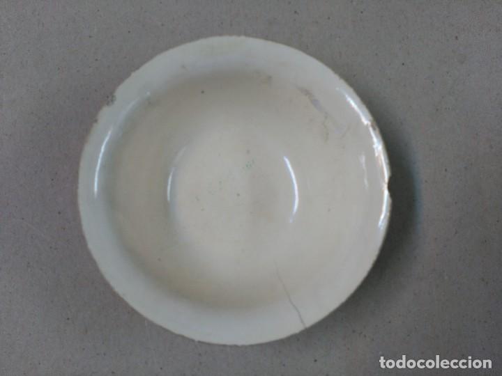 Antig&uuml;edades: CUENCO EN PORCELANA FRANCESA MEDAILLON LONGCHAMP - Foto 4