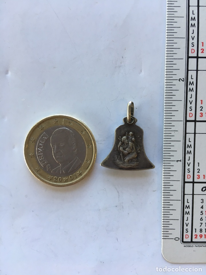 Antig&uuml;edades: Medalla en Plata? &rdquo; San Crist&oacute;bal&rdquo; (h.1940?) - Foto 1
