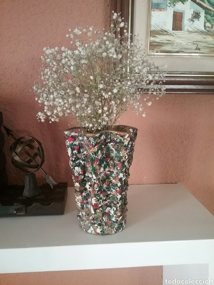 Antig&uuml;edades: Florero multicolor... dispongo de dos. - Foto 1