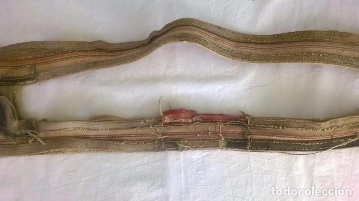 Antig&uuml;edades: CINCHA LONA Y MADERA - BARRIGUERA - Foto 3