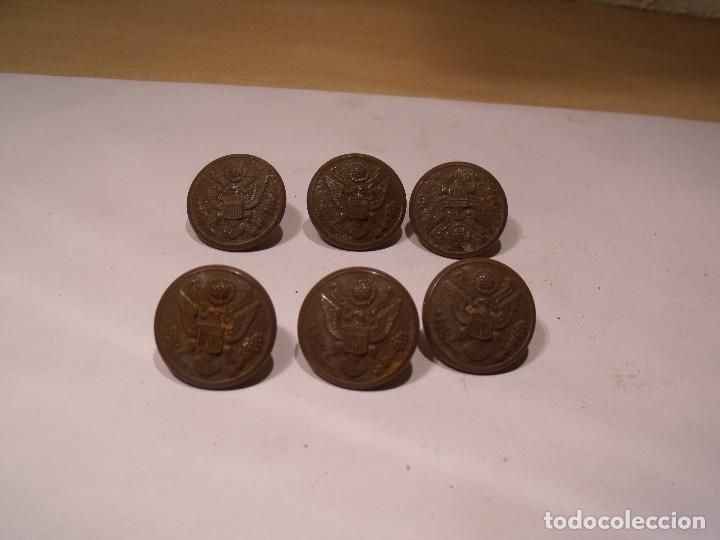Antig&uuml;edades: 6 botones antiguos de caza - Foto 1