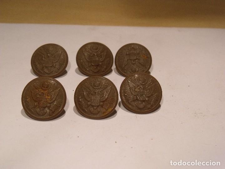 Antig&uuml;edades: 6 botones antiguos de caza - Foto 2